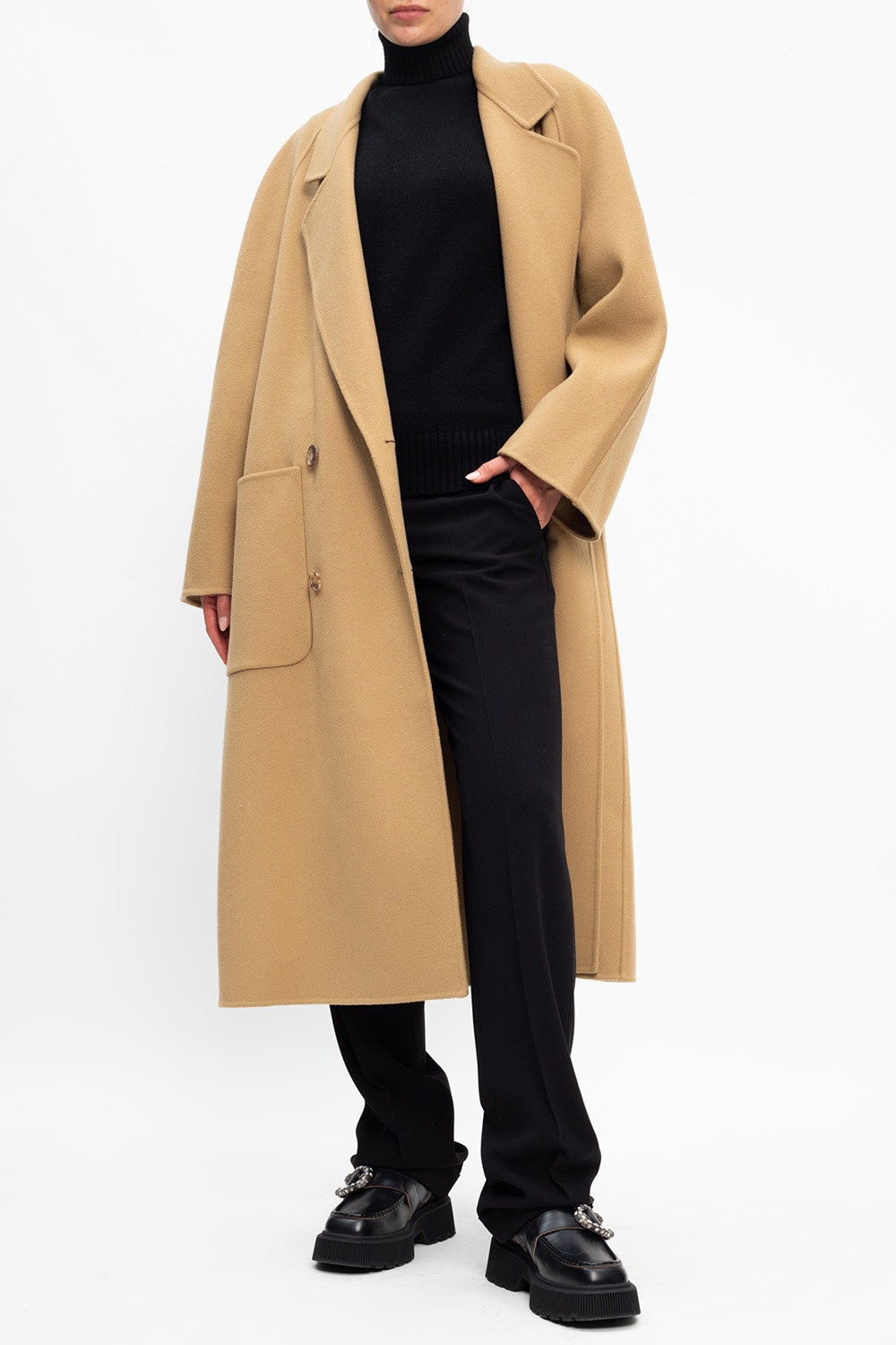 Michael kors double hot sale breasted coat